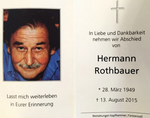 2015-08-16 | Hermann Rothbauer